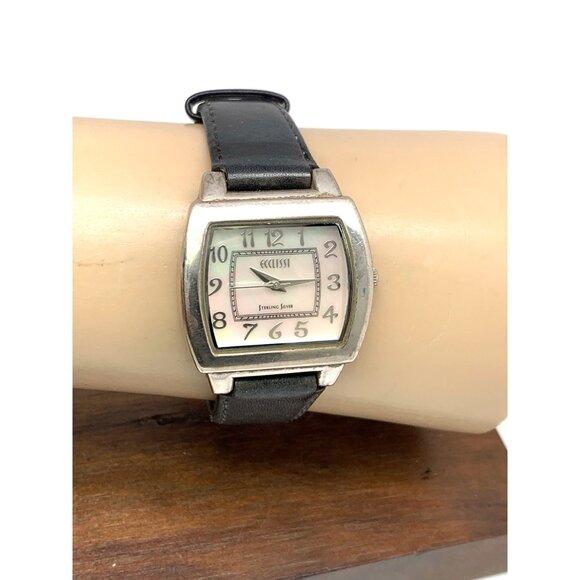 Ecclissi Women's Watch 22590 Quartz Sterling Silver Case Mother of Pearl Dial - Picture 10 of 13